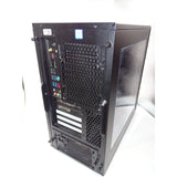 Custom Gaming PC with XS Fractal Design, Intel Core i5-7600K, 1TB + 128GB, 16GB RAM, Nvidia GTX 1080 - Black - Refurbished Good *DAMAGED SIDE PANEL*