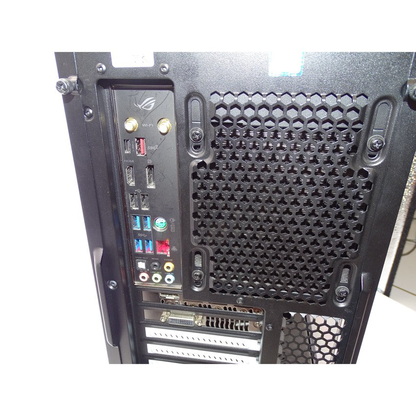 Custom Gaming PC with XS Fractal Design Case, Intel Core i5-7600K, 1TB + 128GB, 16GB RAM, Nvidia GTX 1080 - Black - Refurbished Good