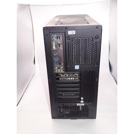 Custom Gaming PC with Corsair Case, Intel Core i7-6700K, 500GB + 256GB, 16GB RAM, Nvidia GTX 1080 - Black - Refurbished Excellent