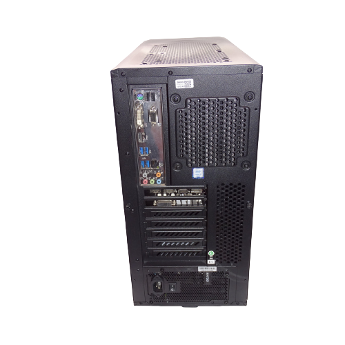 Custom Gaming PC with Corsair PC case, Intel Core i7-6700K, 256GB + 500GB, 16GB RAM, Nvidia GTX 1080 - Black - Refurbished Good