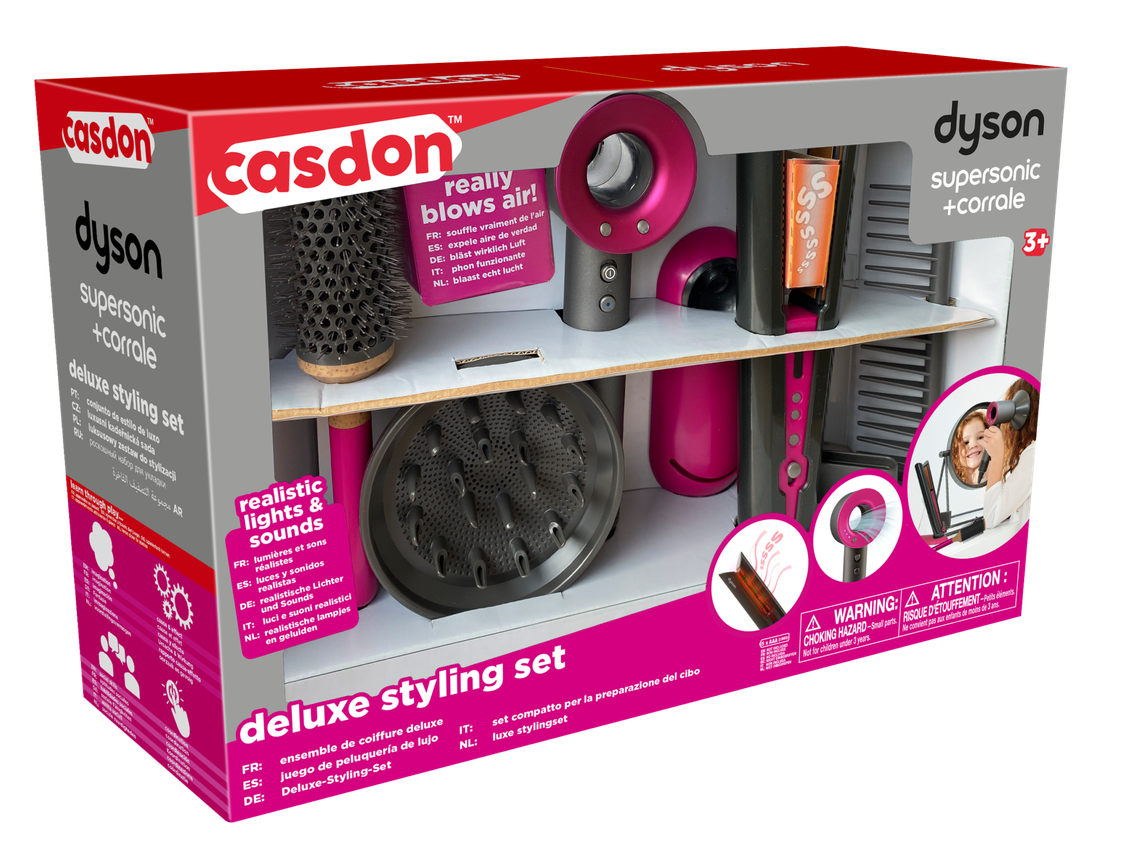 Casdon Dyson Hairdryer and Straighteners Toy Set