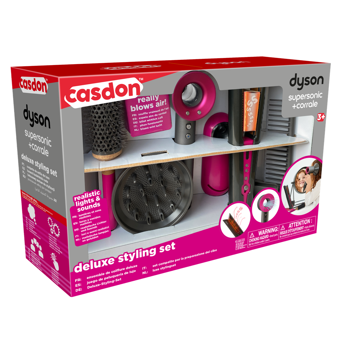 Casdon Dyson Hairdryer and Straighteners Toy Set
