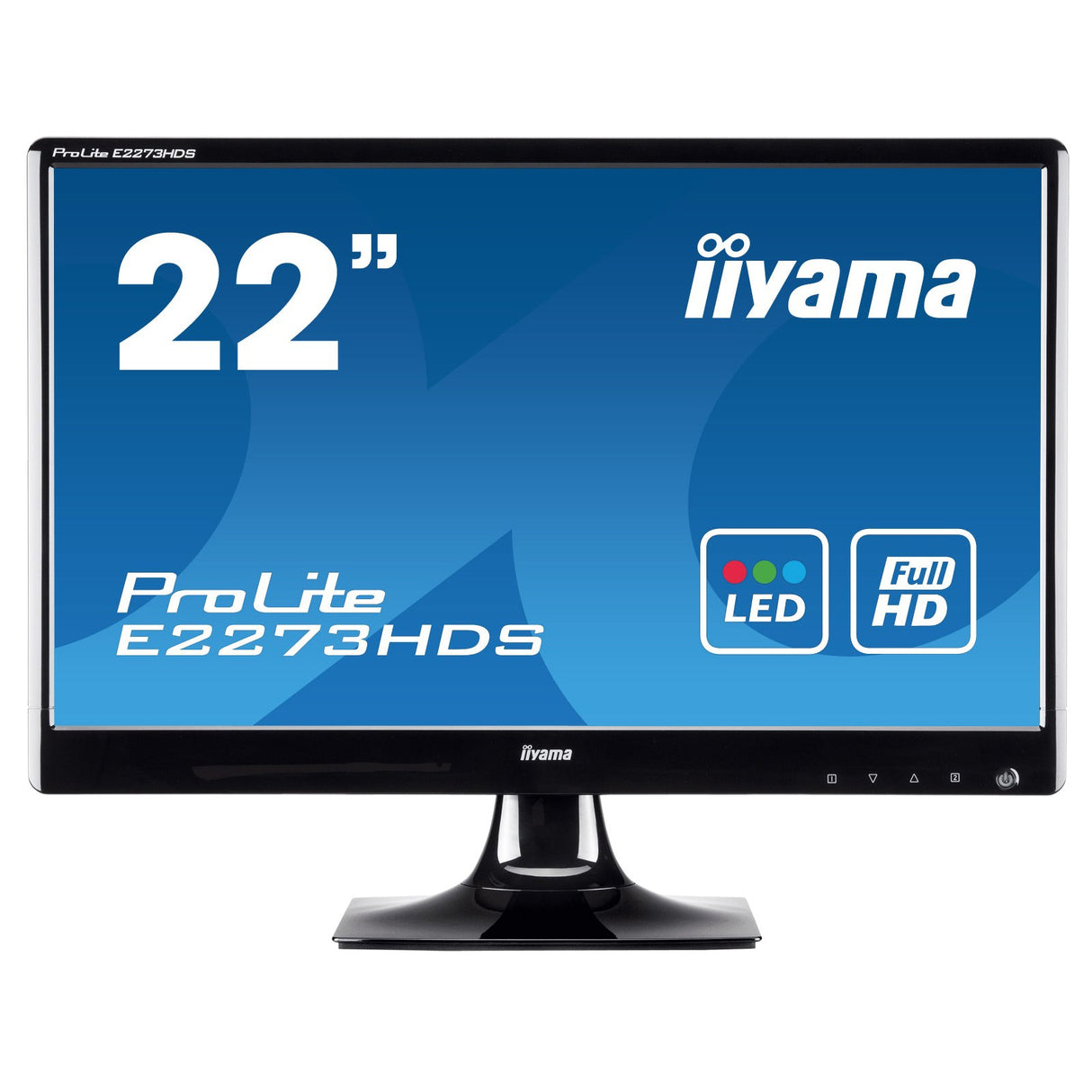 Refurbished Iiyama ProLite E2273HDS Monitor - Black - Good