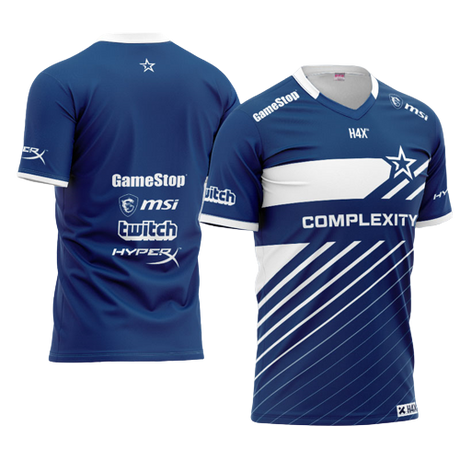 Nations Complexity T-Shirt - Blue/White - Size XXL
