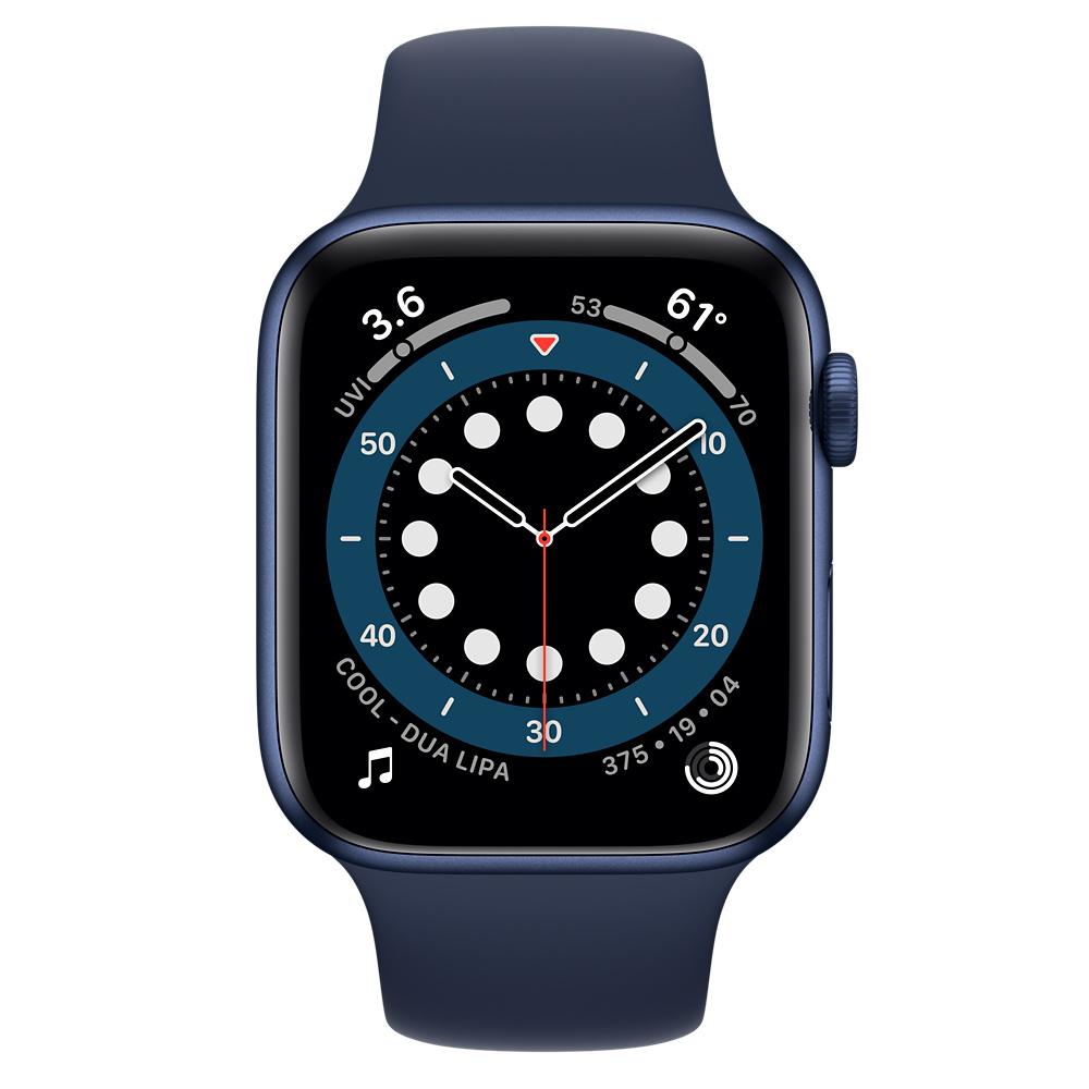 Apple Watch Series 6 44mm Aluminium Case, GPS + Cell, Blue - Refurbished Good