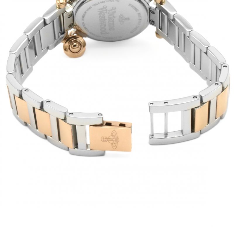 Vivienne Westwood VV006SLRS Ladies Orb Diamond Watch - Silver/Gold