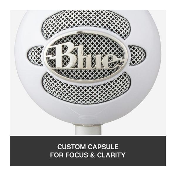 Logitech Blue Snowball iCE USB Microphone - White - Excellent
