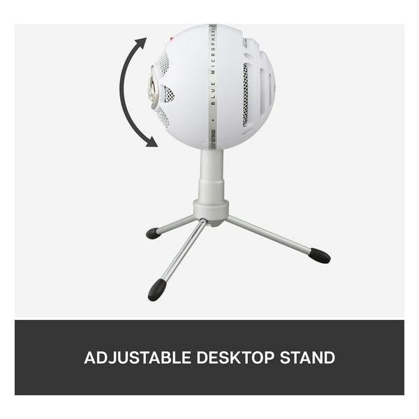 Logitech Blue Snowball iCE USB Microphone - White - Excellent