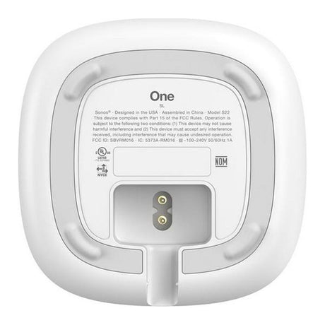 Sonos One SL Compact Wireless Speaker - White - Refurbished Pristine