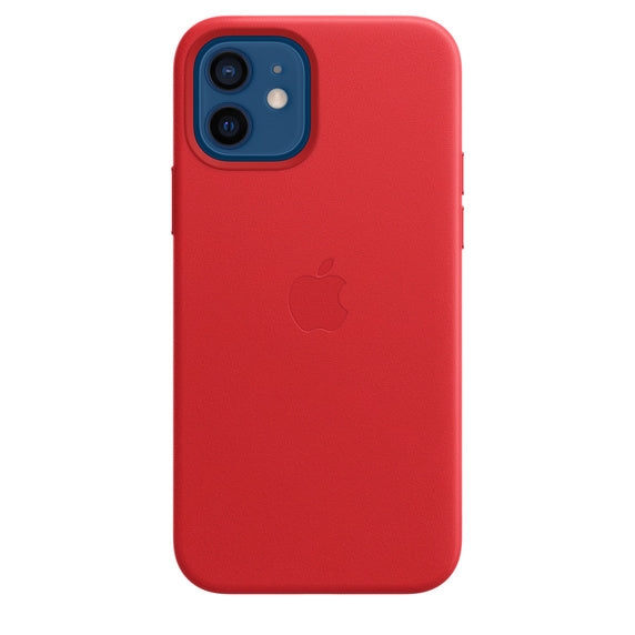 Apple iPhone 12/12 Pro Leather Case with Magsafe Red – Stock Must Go