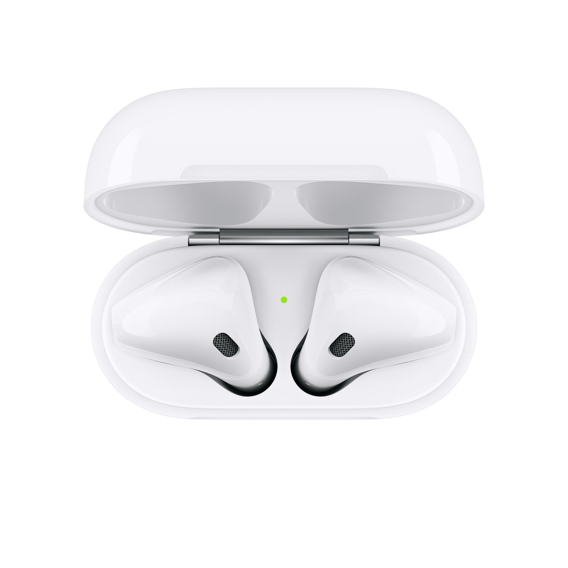 Apple AirPods 2nd Generation with Wired Charging Case - Refurbished Excellent - Stained Earbuds