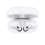 Apple AirPods 2nd Generation with Wired Charging Case - Refurbished Excellent - Stained Earbuds