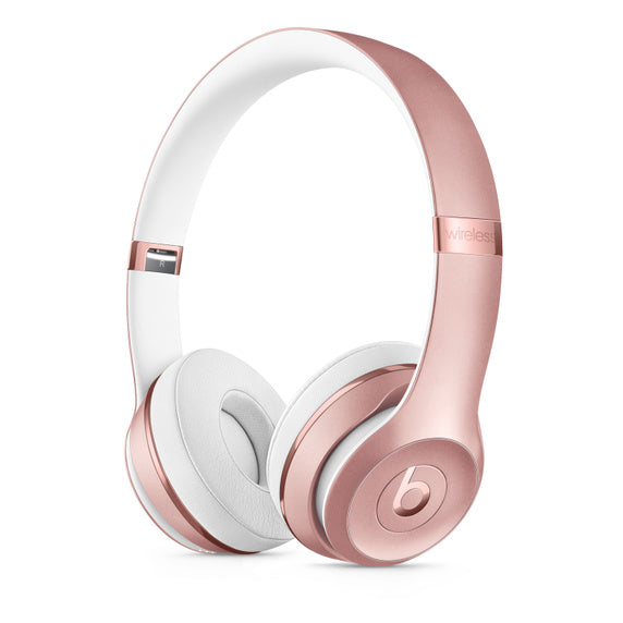 Beats Solo3 Wireless Headphones - Rose Gold - Refurbished Pristine