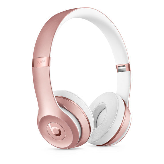 Beats Solo3 Wireless Headphones - Rose Gold - Refurbished Excellent