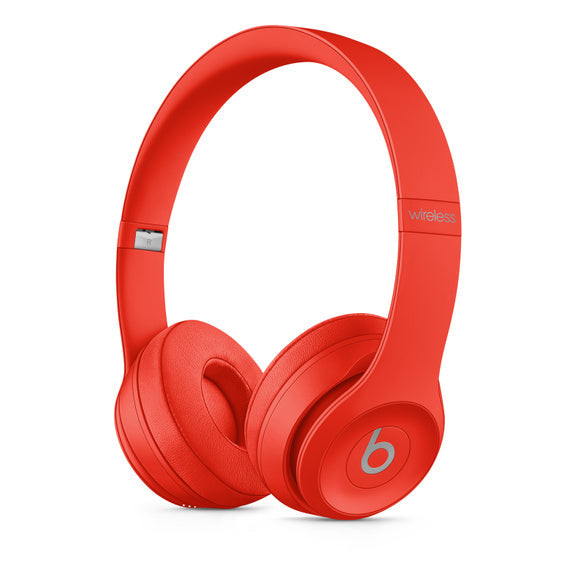 Beats Solo3 Wireless Headphones - Red - Refurbished Pristine