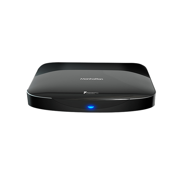 Manhattan T3-R Smart Freeview Play TV Recorder, 1TB - Black