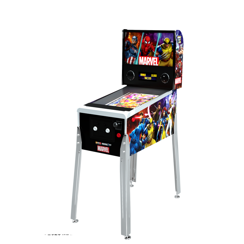 Arcade1Up Marvel Virtual Pinball Machine - New