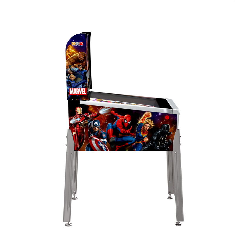 Arcade1Up Marvel Virtual Pinball Machine - New