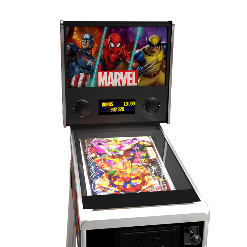 Arcade1Up Marvel Virtual Pinball Machine - New