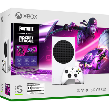 Microsoft Xbox Series S 512GB Digital Console, Fortnite + Rocket League Bundle, White - Refurbished Excellent