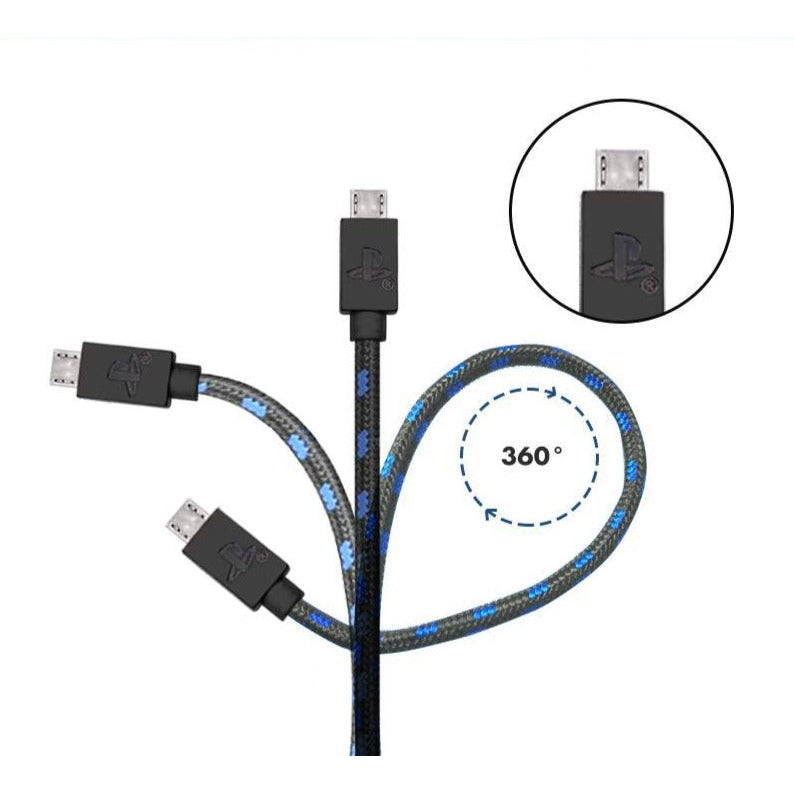 Numskull Sony PlayStation 4 4m Micro Play & Charge Cable - Pristine