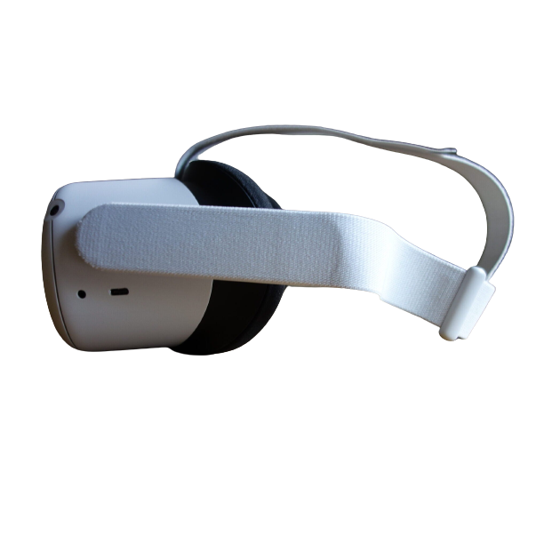 Oculus Quest 2 Virtual Reality Headset and Controllers, 256GB, White - Refurbished Good *Missing Parts* (153947)