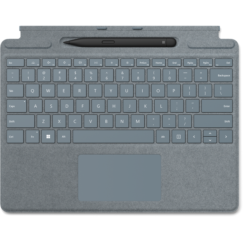 Microsoft Surface Pro X Signature Keyboard with Slim Pen - Grey