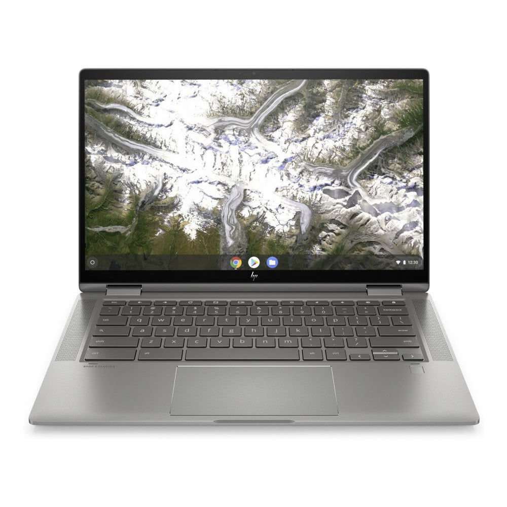 HP x360 14c-ca0004na Chromebook, Intel Core i3, 8GB RAM, 128GB SSD, 14", Silver - Refurbished Good