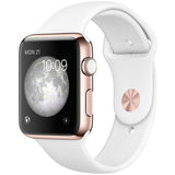 Refurbished Apple Watch Series 3 38mm GPS - Gold Aluminium - White Straps - Fair