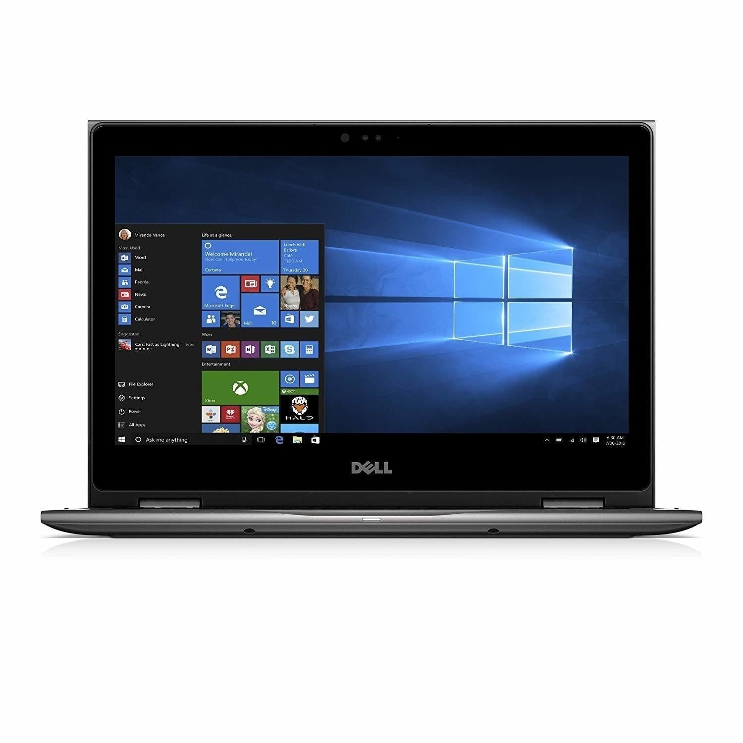 Dell Inspiron 13 5378 Laptop, Intel Core i7-7500U, 8GB RAM, 256GB SSD, 13.3”, Silver - Refurbished Good