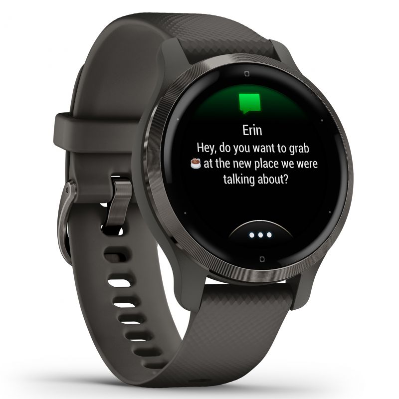 Garmin Venu 2S GPS Smart Watch - Black/Silver - Refurbished Excellent