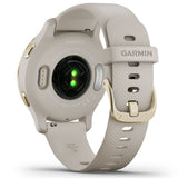 Garmin Venu 2S GPS Smart Watch - Gold/Cream - Refurbished Excellent - Stained Strap