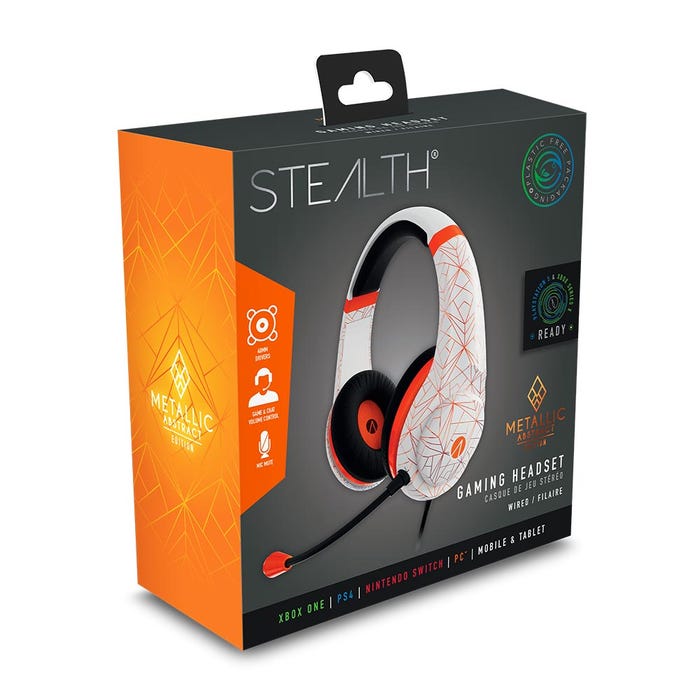 Stealth Metallic Abstract Edition Gaming Headset - New