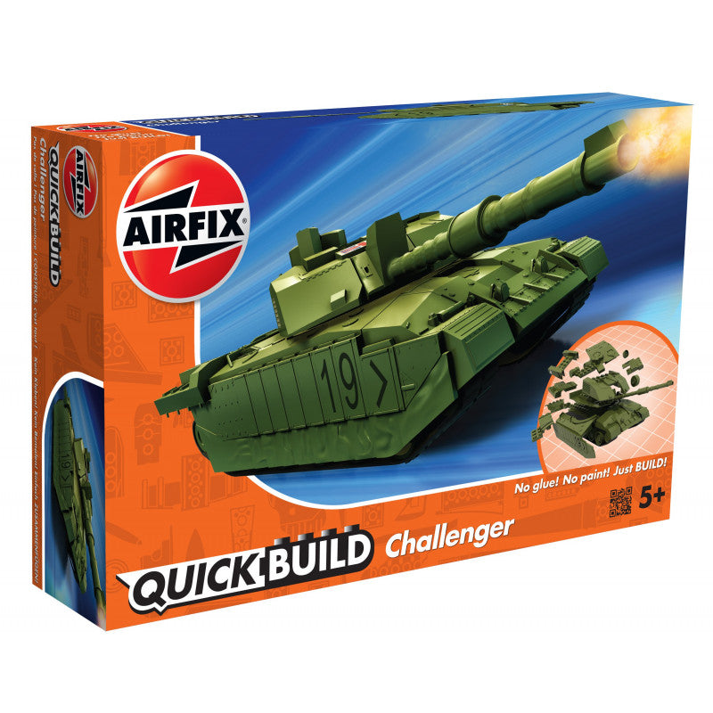 Airfix Quickbuild Challenger Battle Tank - Green