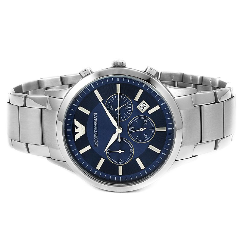 Emporio Armani AR2448 Men's Chronograph Date Bracelet Strap Watch