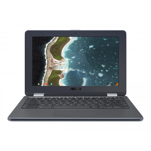 Refurbished ASUS Chromebook Flip Intel Celeron N3350 4GB RAM 32GB 11.6" - Grey - Good
