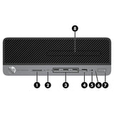 HP EliteDesk 705 G5 SFF - AMD Ryzen 5 Pro 3400 8GB RAM 256GB SSD - Black - Refurbished Good