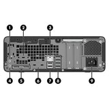 HP EliteDesk 705 G5 SFF - AMD Ryzen 5 Pro 3400 8GB RAM 256GB SSD - Black - Refurbished Pristine