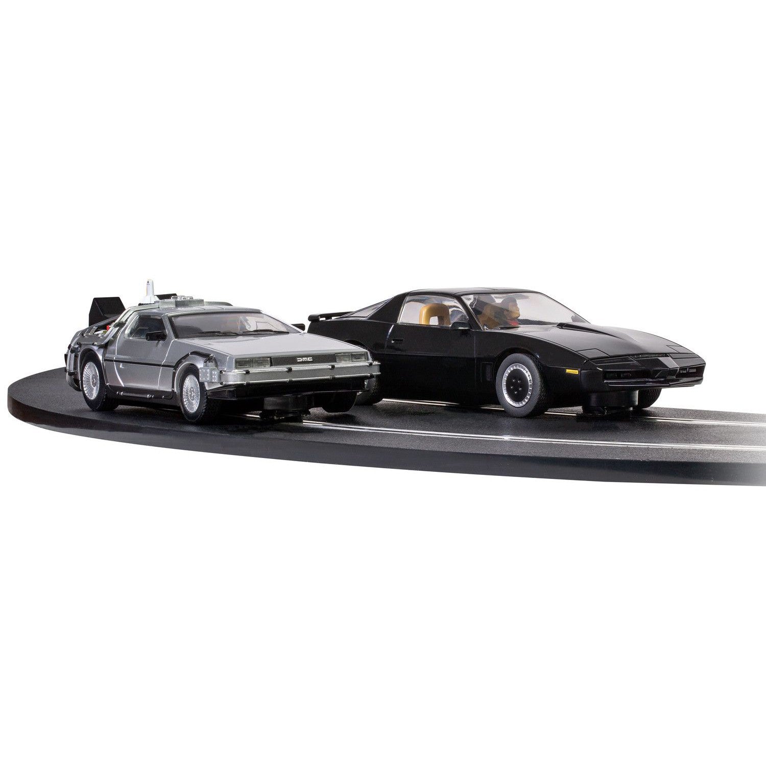 Hornby Hobbies C1431M Scalextric - Back to the Future vs Knight Rider Race Set - Refurbished Excellent