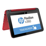 HP 11-N000EA 11.6" Laptop Intel Celeron N2820 4GB RAM 500GB HDD G1N20EA#ABU - Red