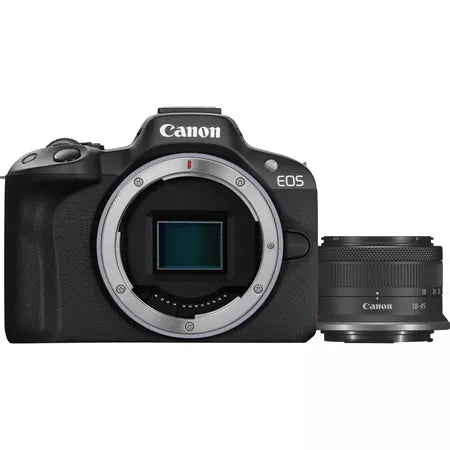 Canon EOS R50 RF-S 18-45mm 4k Camera - Black