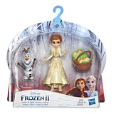 Hasbro Disney Frozen II Anna And Olaf Small Dolls With Basket Accessory