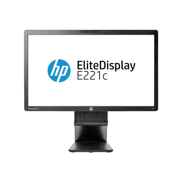 Refurbished HP EliteDisplay E221C 21.5" Full HD LED Monitor - Black - Good