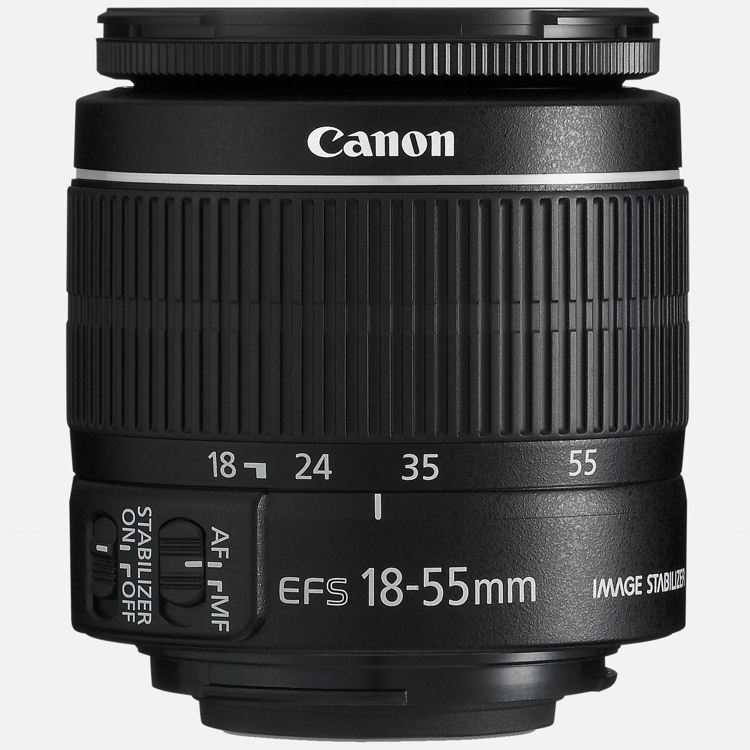Canon EF-S 18-55mm IS f/3.5-5.6 Lens - Black