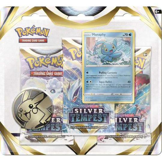 Pokemon TCG: Sword & Shield 12 Silver Tempest 3-Pack Booster