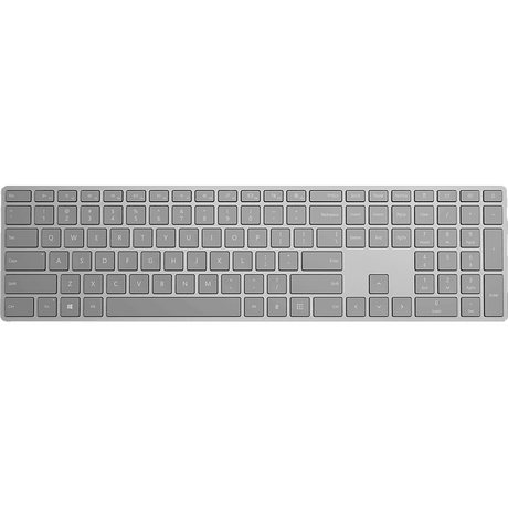 Microsoft Modern Bluetooth Keyboard with Fingerprint ID - Silver