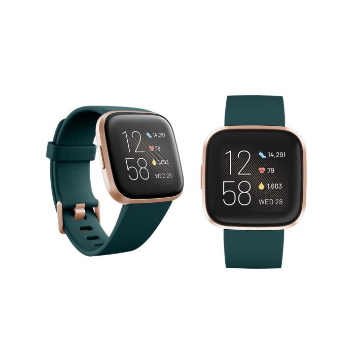 Fitbit Versa 2 Smart Fitness Watch - Emerald - Refurbished Good