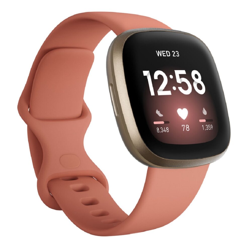Fitbit Versa 3 Smart Watch - Pink Clay - Refurbished Good