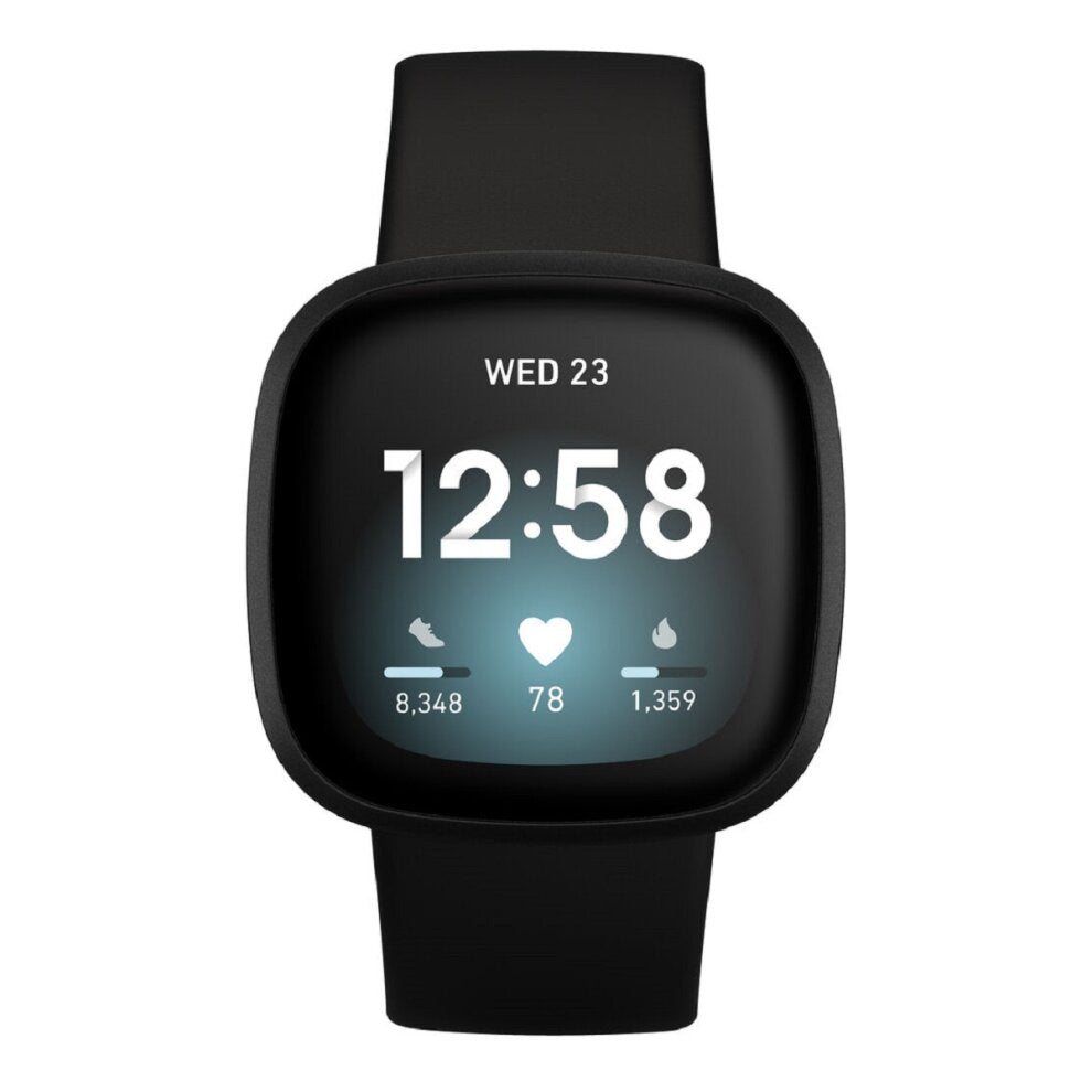 Fitbit Versa 3 Smart Watch - Black - Refurbished Good