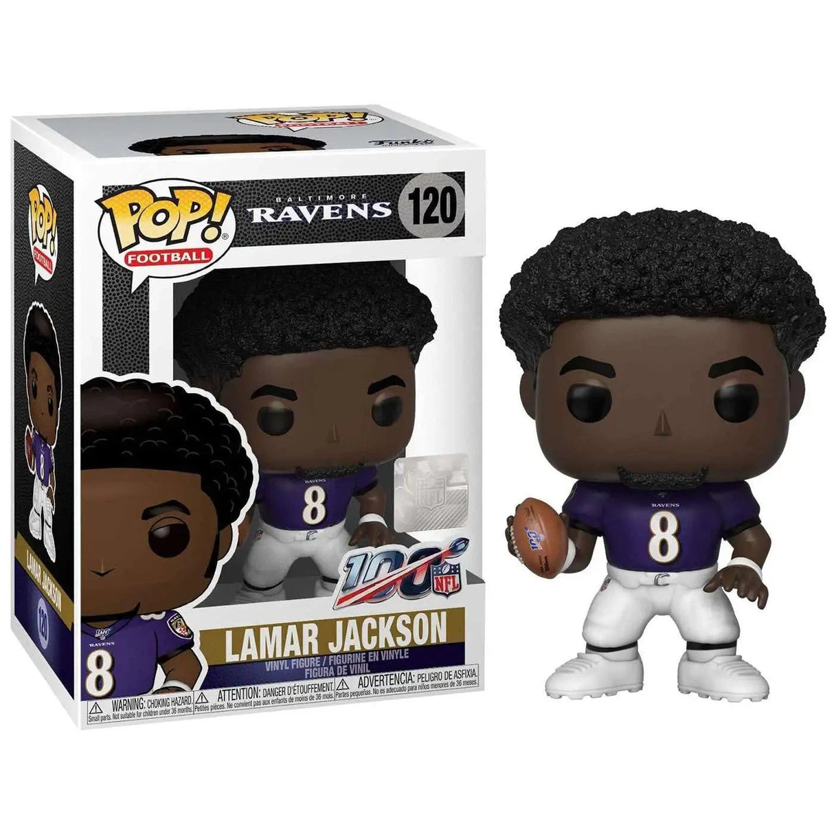 Funko Pop 120 Baltimore Ravens - Lamar Jackson